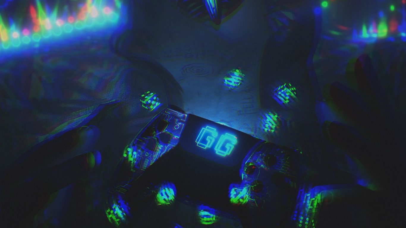 Обои Маска Неон, свет, развлечение, Визуальный эффект освещения, газ в разрешении 1366x768