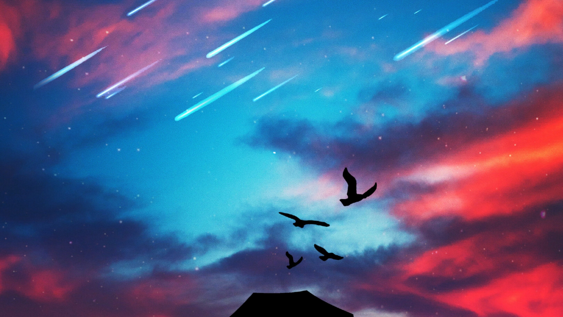 Обои Реалми 7i, жив и 11, realme, облако, атмосфера в разрешении 1920x1080