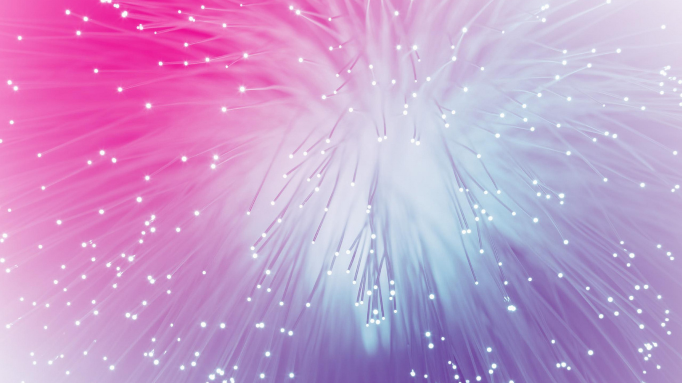 Обои салют, пурпур, розовый, синий, свет в разрешении 1366x768