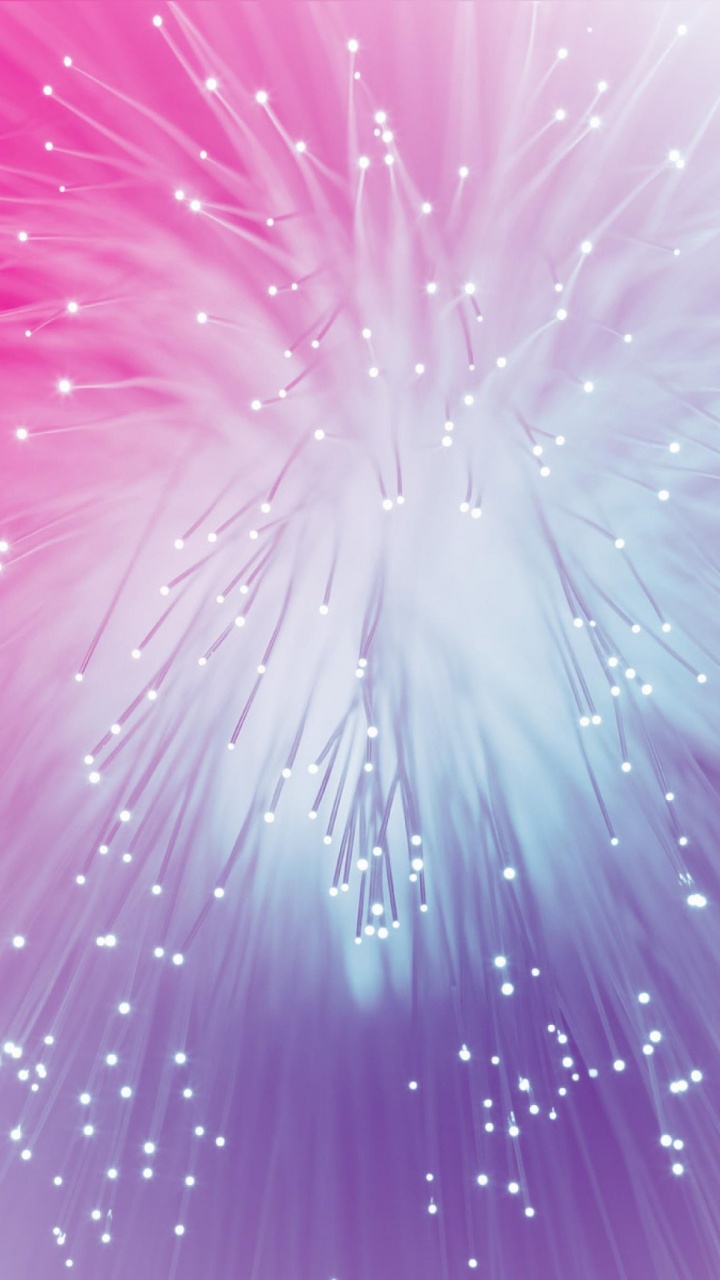 Обои салют, пурпур, розовый, синий, свет в разрешении 720x1280