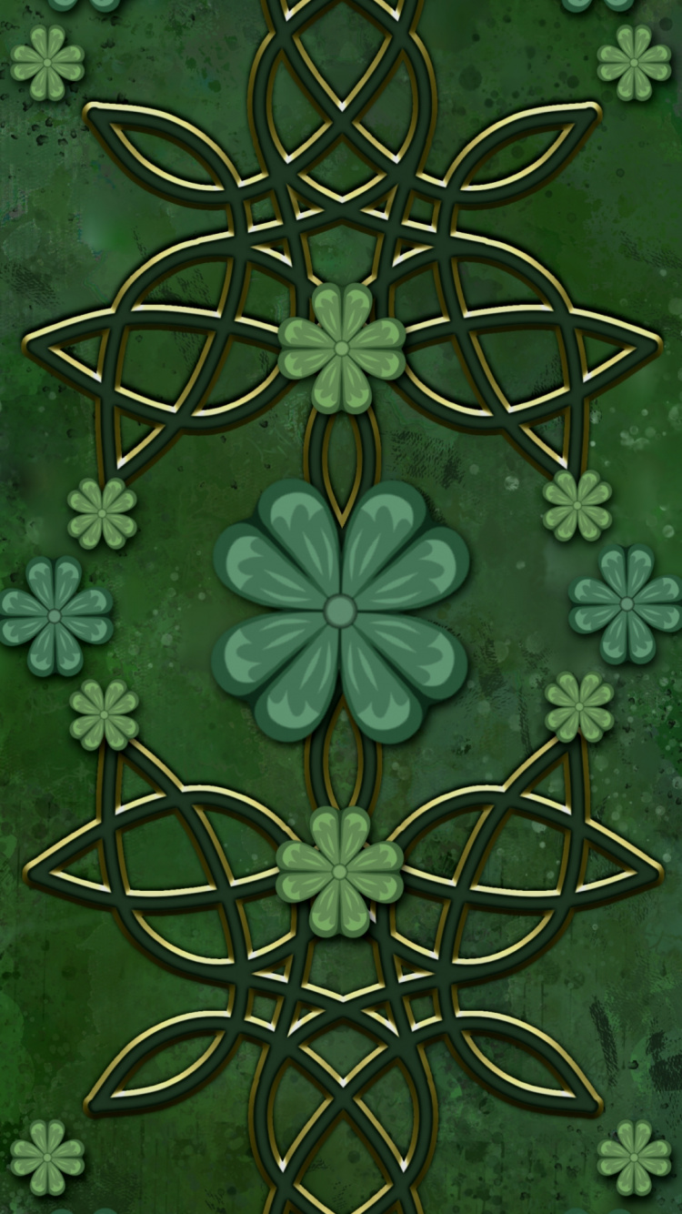 Обои мотив, круг, симметрия, символ, искусство в разрешении 750x1334