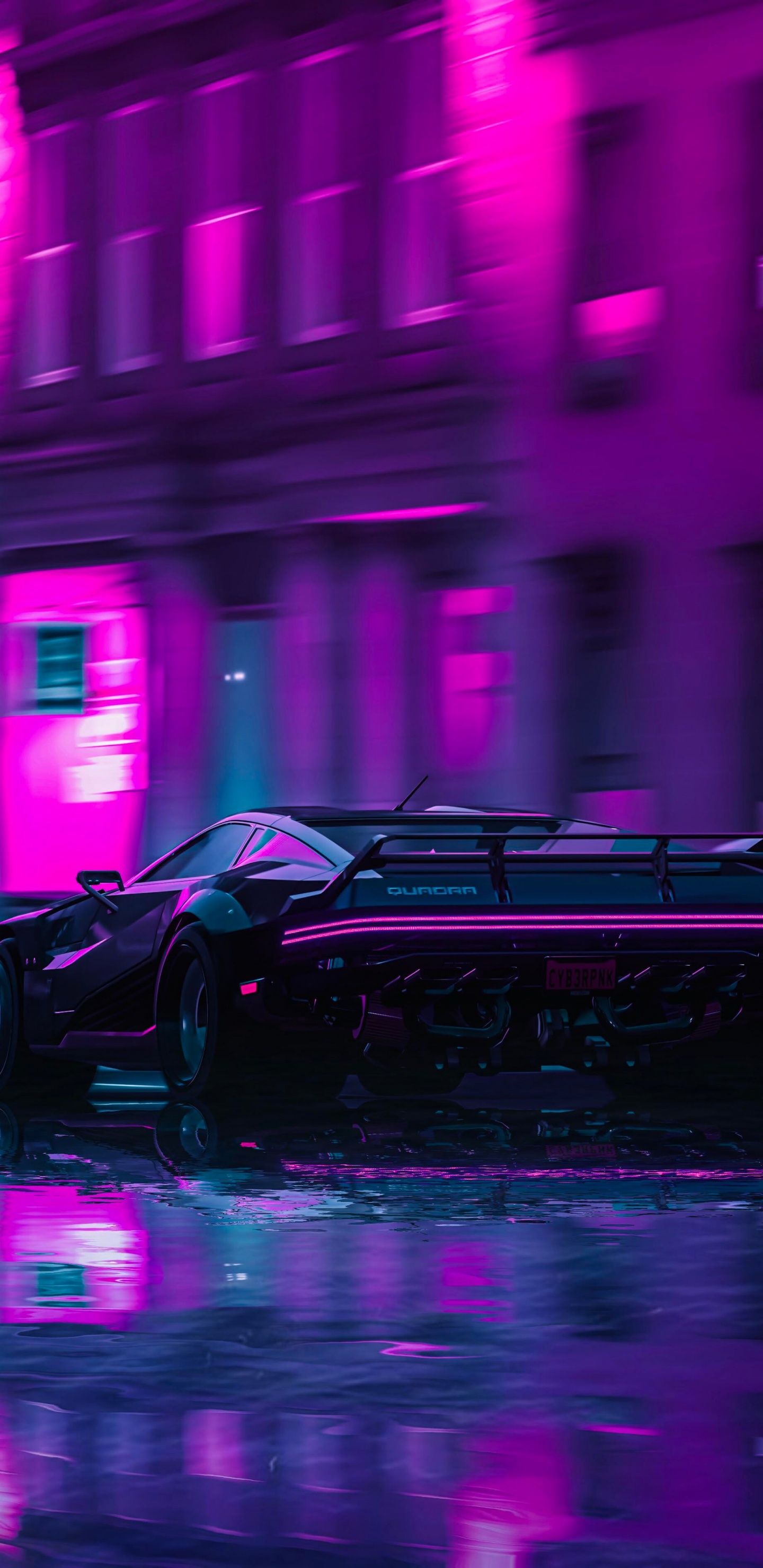 Обои свет, колесо, шина, легковые автомобили, автомобильное освещение в разрешении 1440x2960