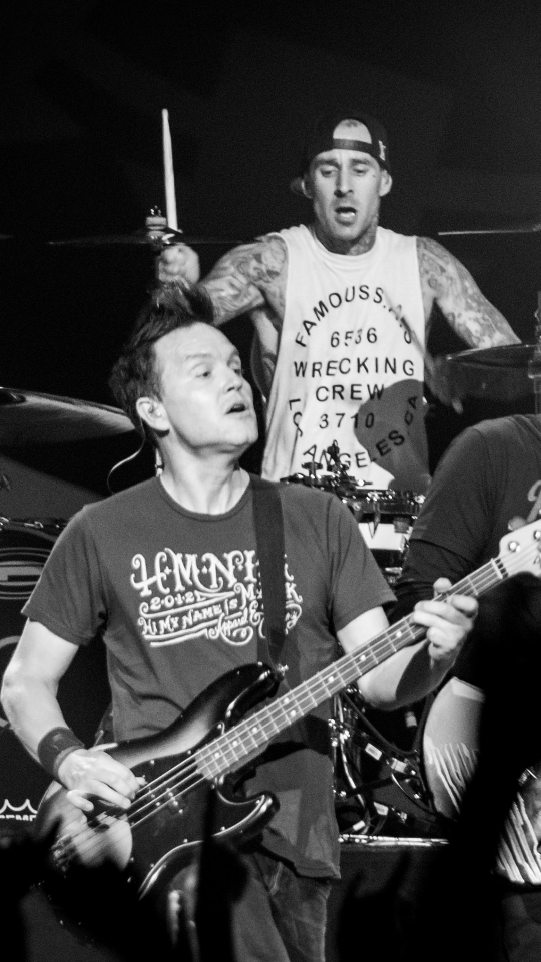 Обои Том Делонг, Блинк-182, панк-рок, поп-панк, мгновение в разрешении 1080x1920