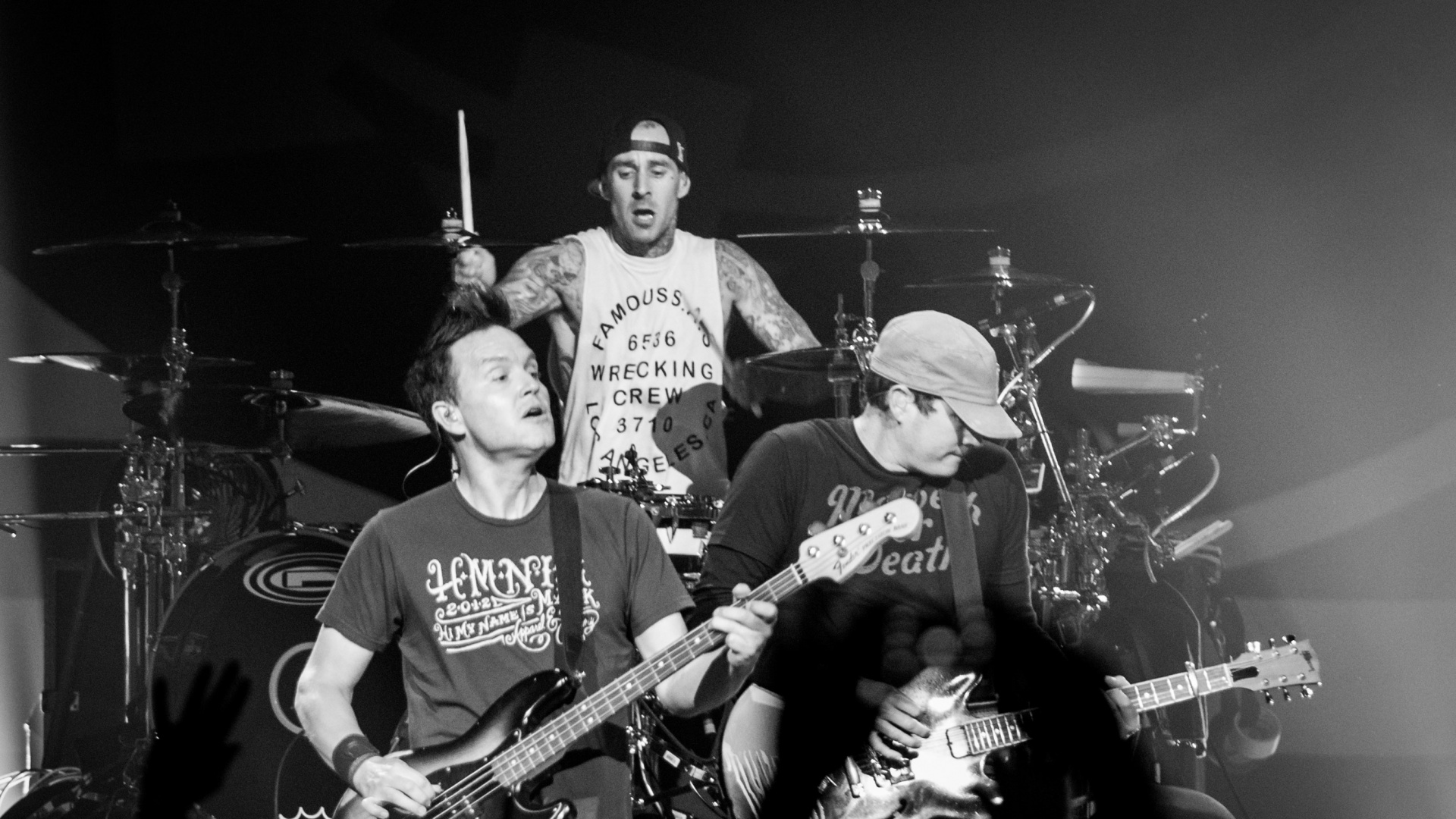 Обои Том Делонг, Блинк-182, панк-рок, поп-панк, мгновение в разрешении 1920x1080