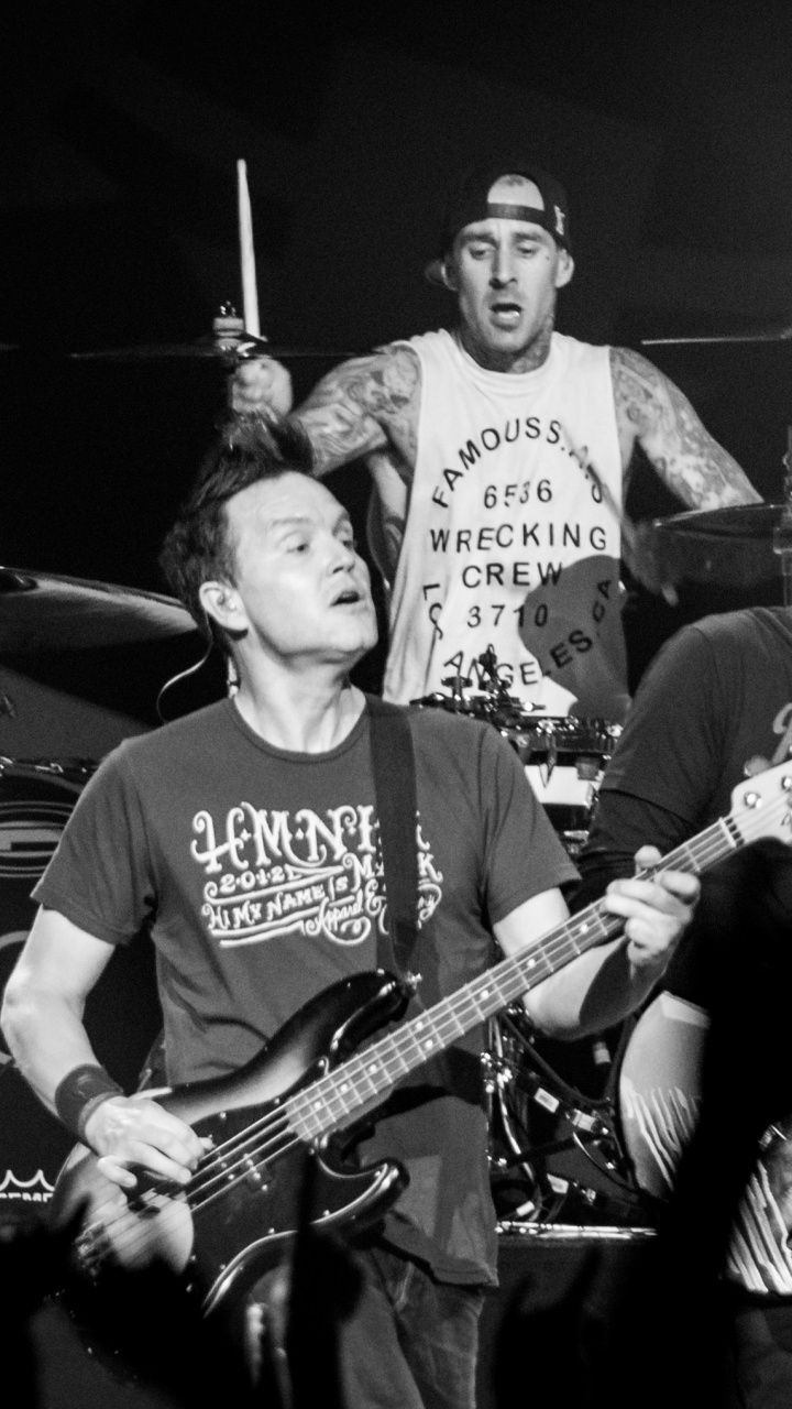 Обои Том Делонг, Блинк-182, панк-рок, поп-панк, мгновение в разрешении 720x1280