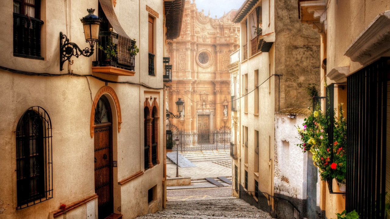 Обои Сервисом, аллея, улица, городок, соседство в разрешении 1280x720