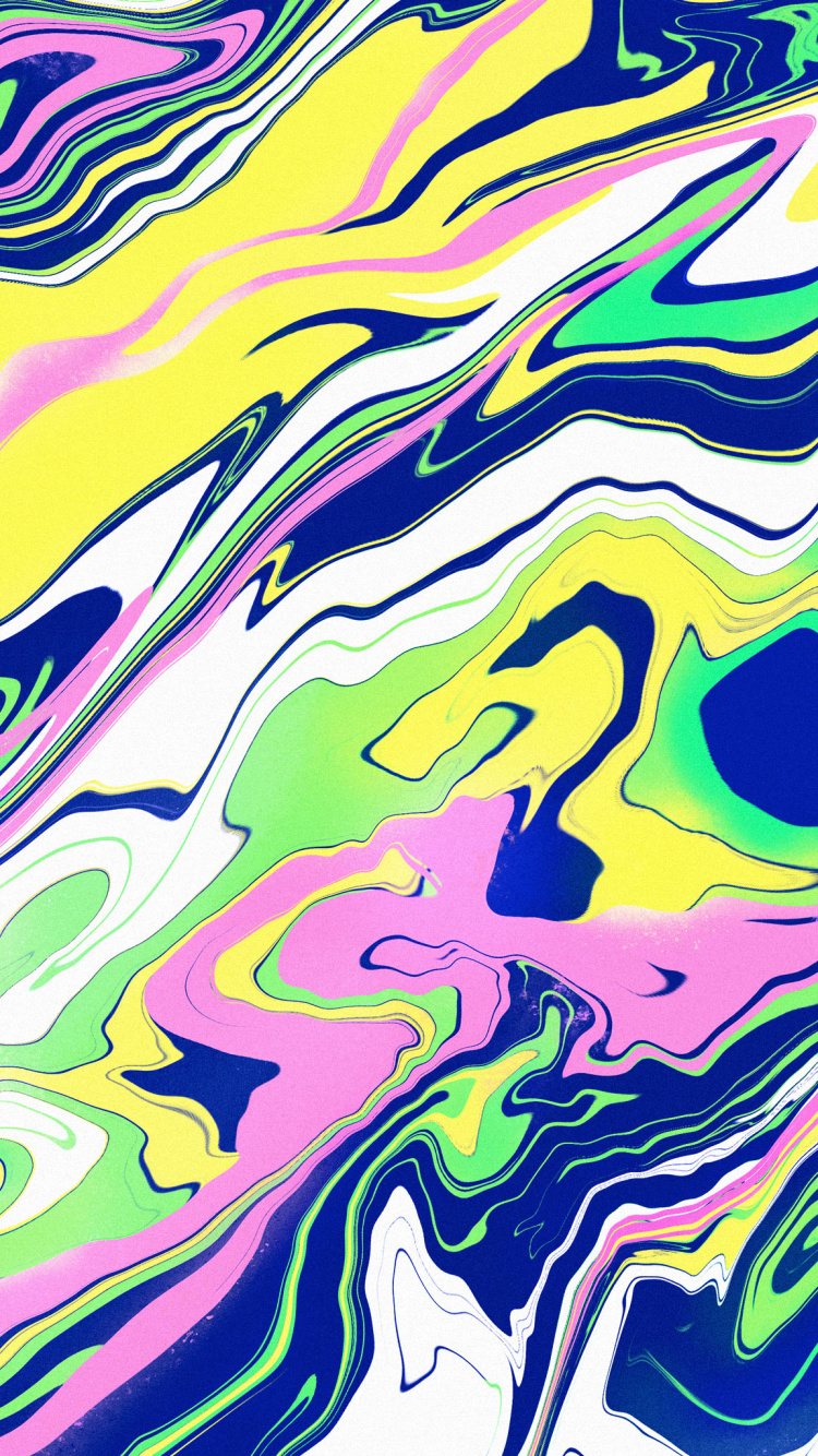 Обои узор, экорегион, природа, жидкий, арт в разрешении 750x1334