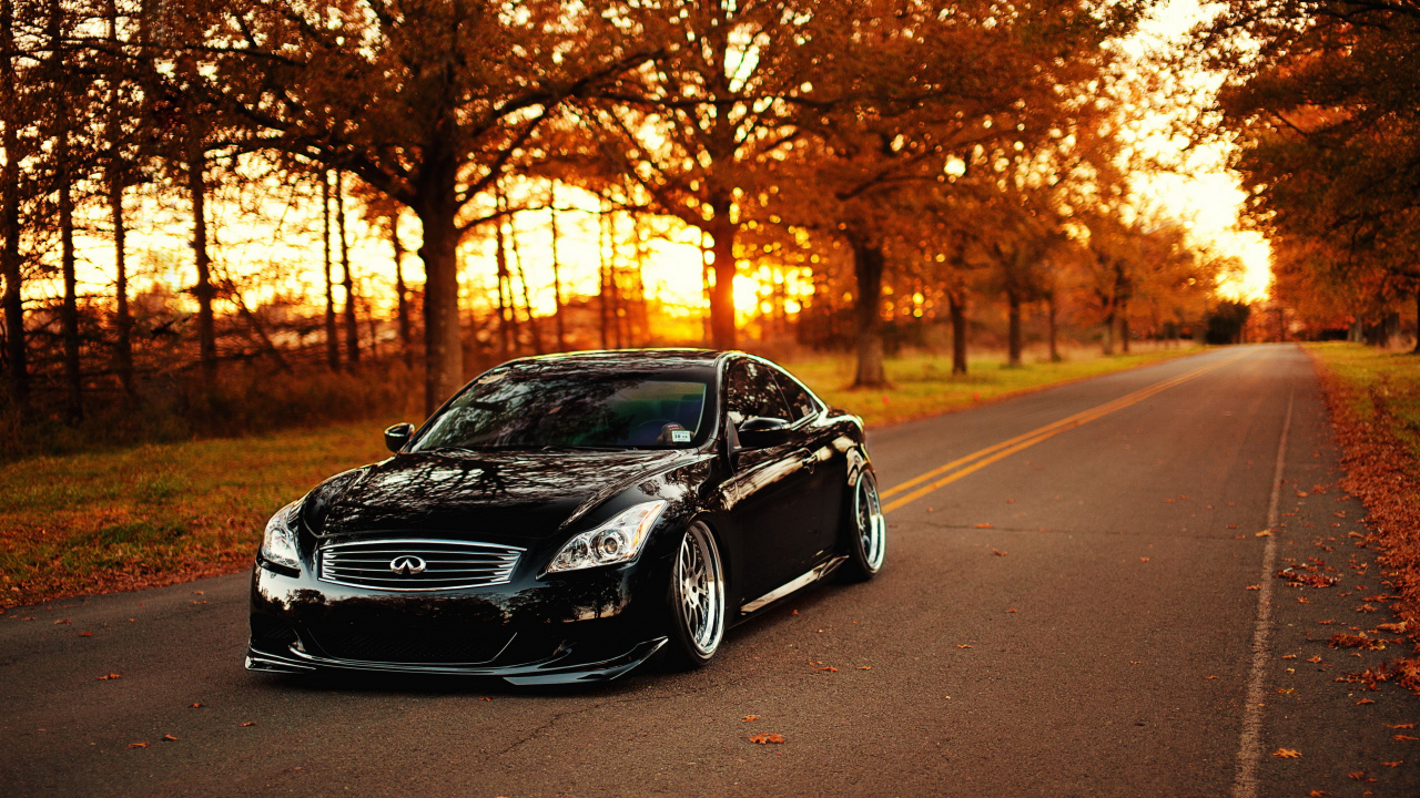 Обои Инфинити G37, Инфинити Г, Infiniti, Ниссан, nissan skyline в разрешении 1280x720