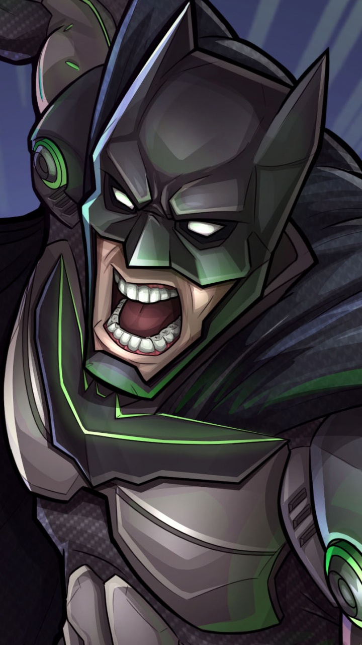 Обои Injustice 2, Бэтмен, Боги Несправедливость Среди Нас, супергерой, Лига справедливости в разрешении 720x1280