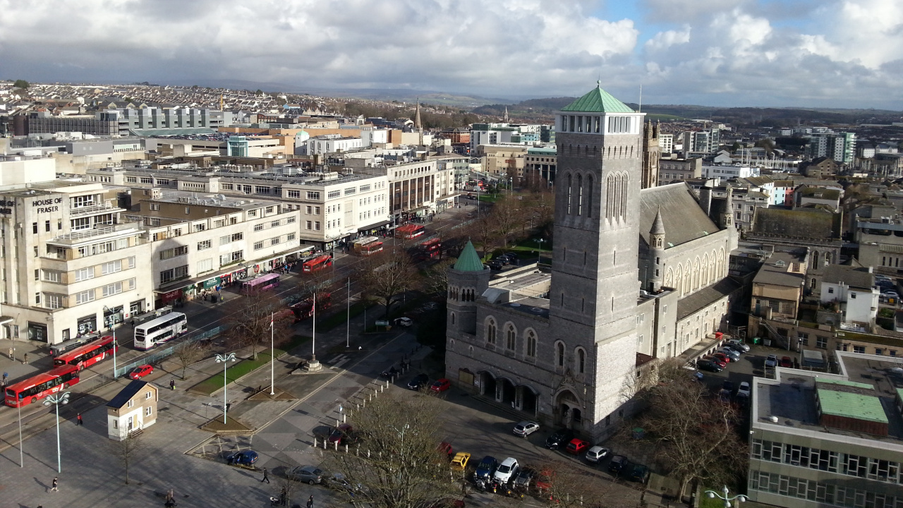 Обои Плимут, город, городской район, городок, метрополия в разрешении 1280x720