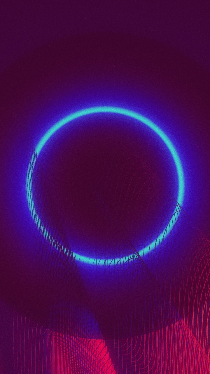 Обои цифровое искусство, свет, синий, Фиолетовый, красный цвет в разрешении 720x1280