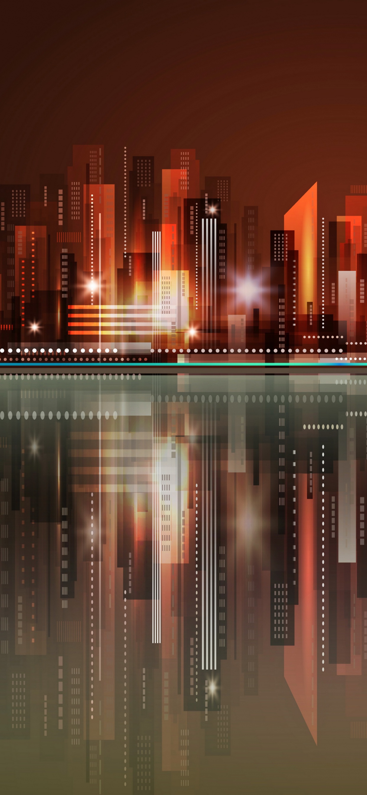 Обои городской пейзаж, небоскреб, архитектура, здание, природа в разрешении 1242x2688