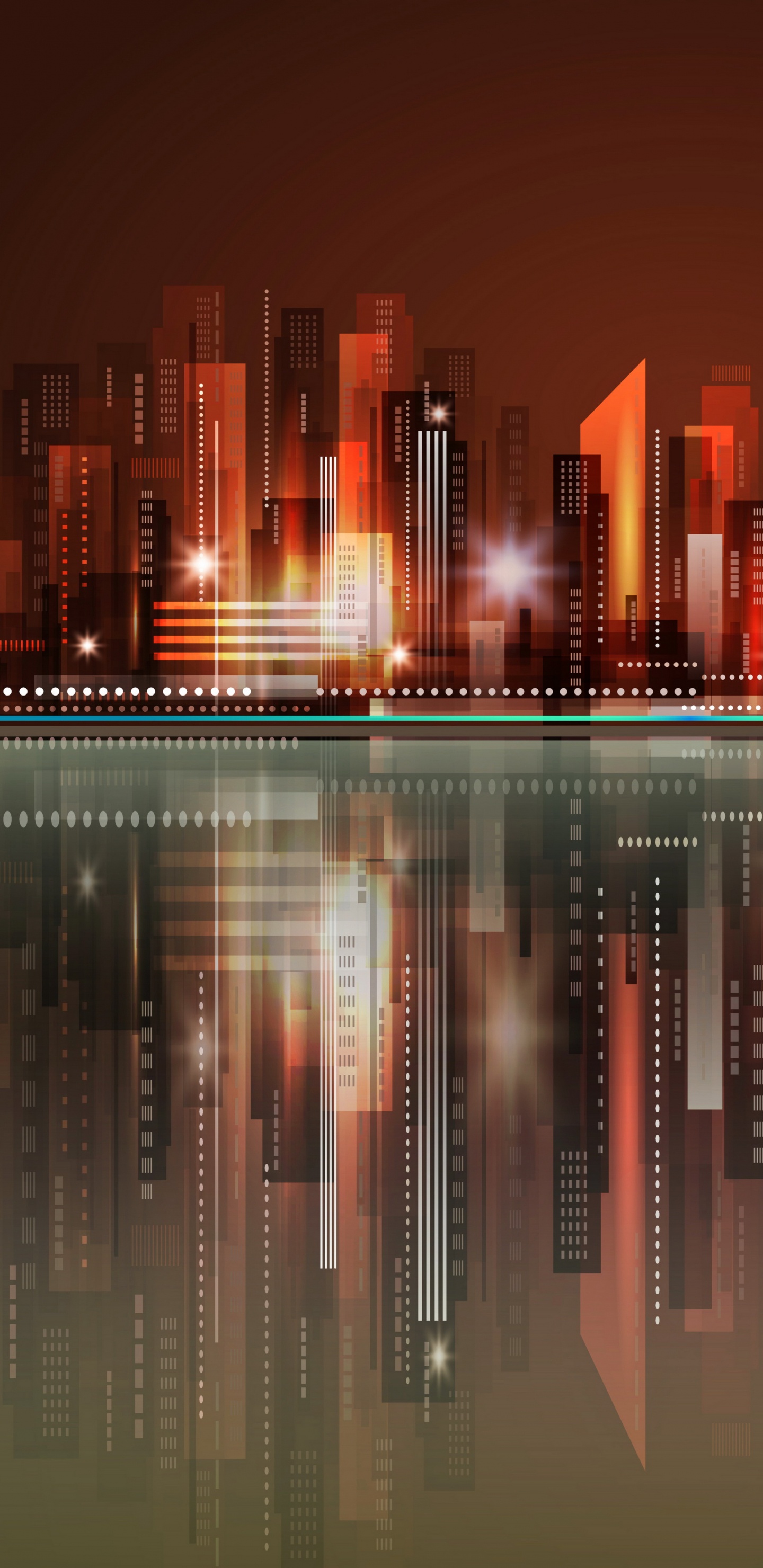 Обои городской пейзаж, небоскреб, архитектура, здание, природа в разрешении 1440x2960