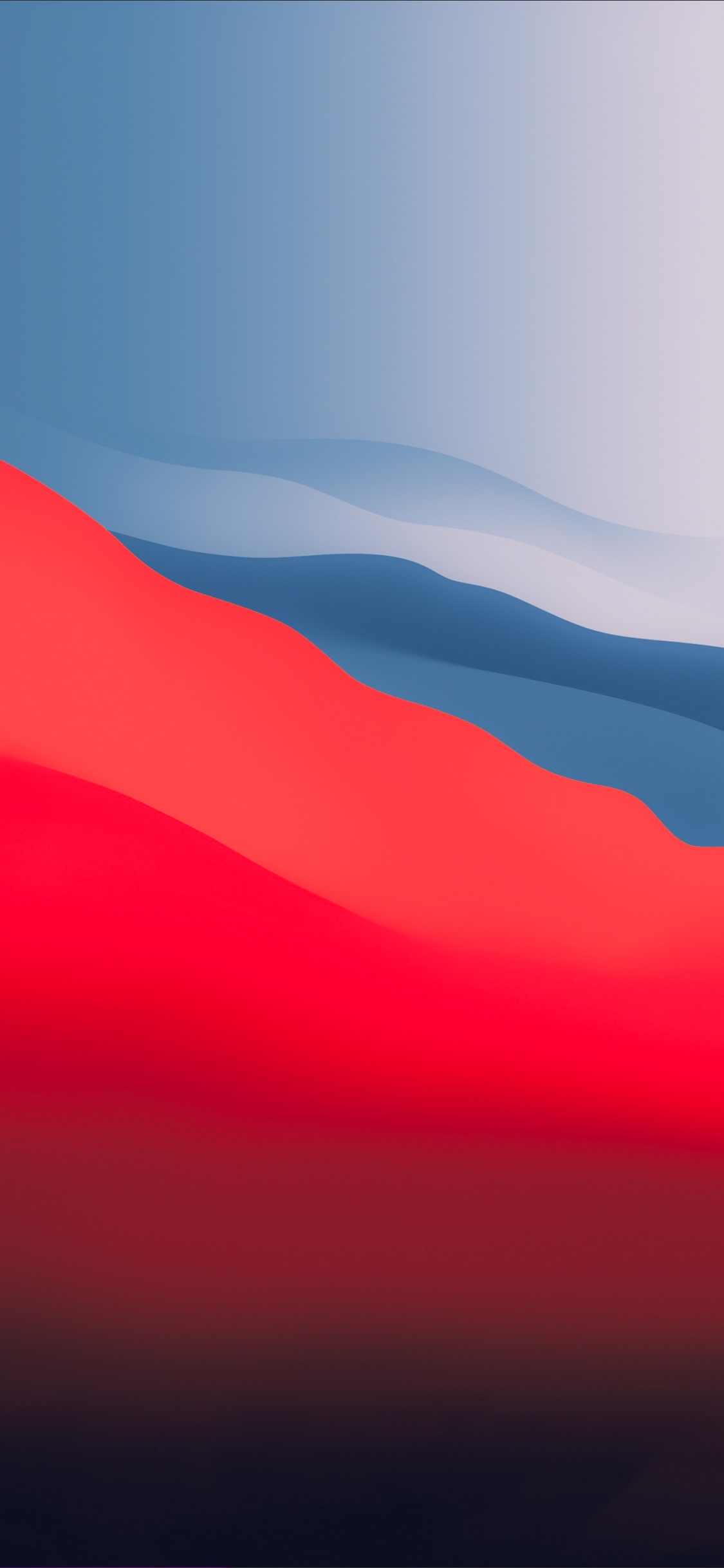 Обои лазурный, склон, природный ландшафт, горизонт, полутона и оттенки в разрешении 1125x2436