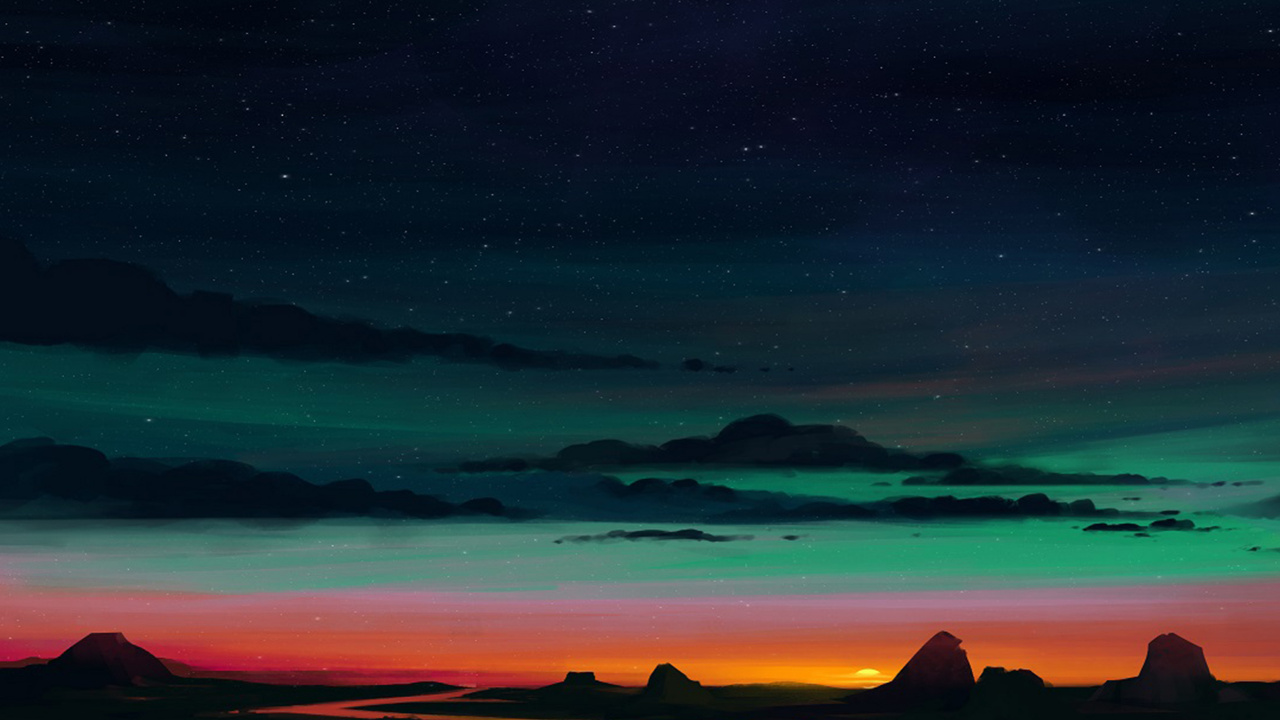 Обои цифровое искусство, арт, живопись, произведение искусства, современное искусство в разрешении 1280x720