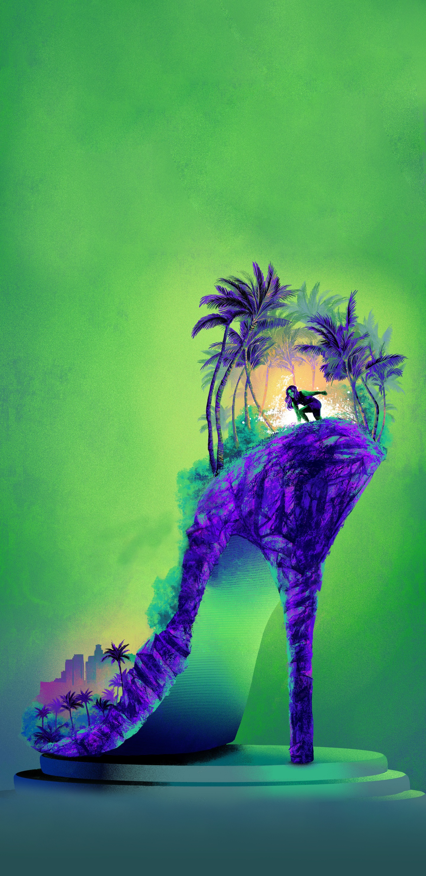 Обои она халк поверенный, Она-Халк, Халк, Disney, Студия Marvel в разрешении 1440x2960