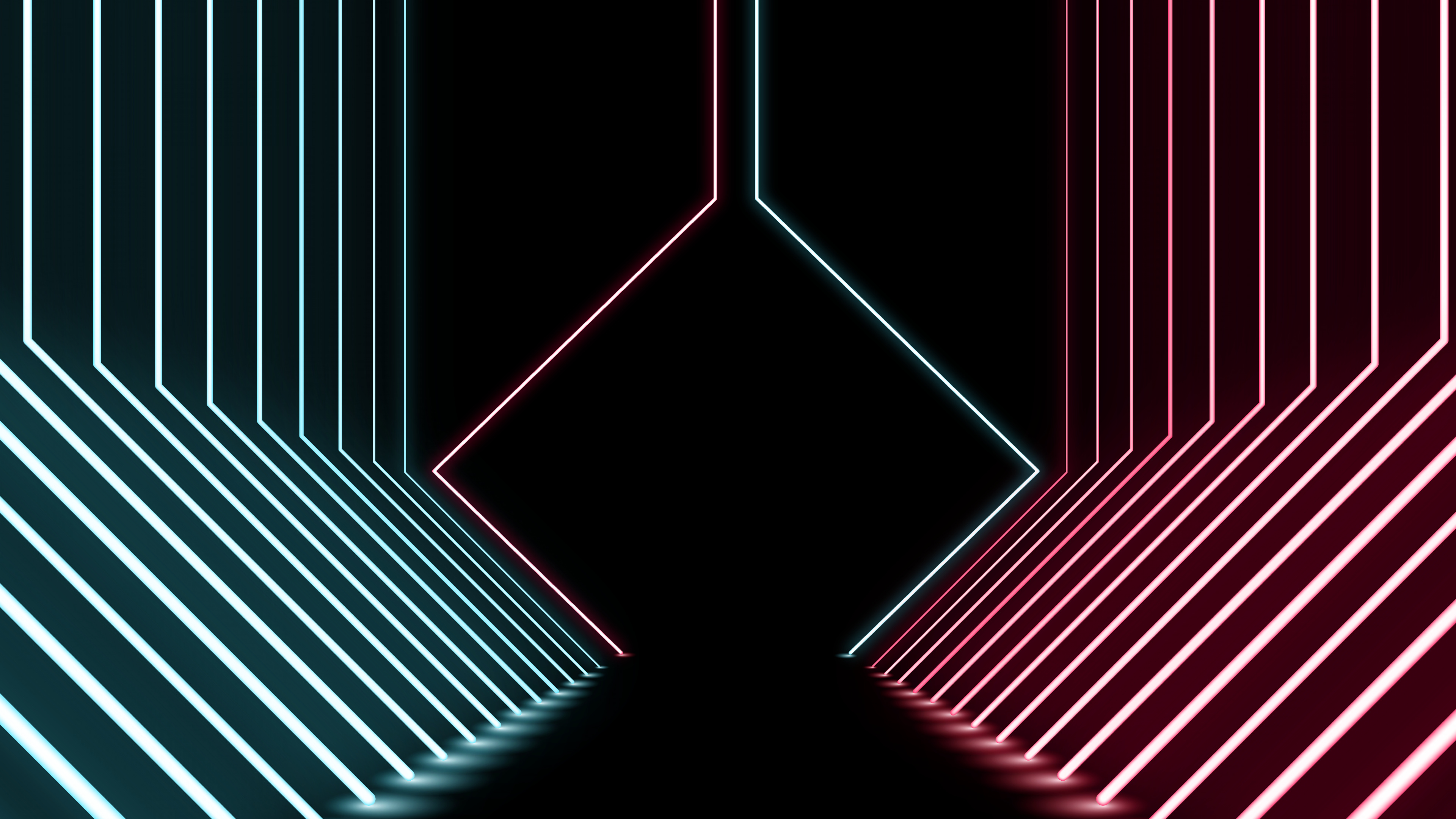 Обои свет, векторная графика, этап, арт, вектор в разрешении 3840x2160