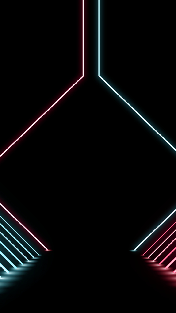 Обои свет, векторная графика, этап, арт, вектор в разрешении 750x1334