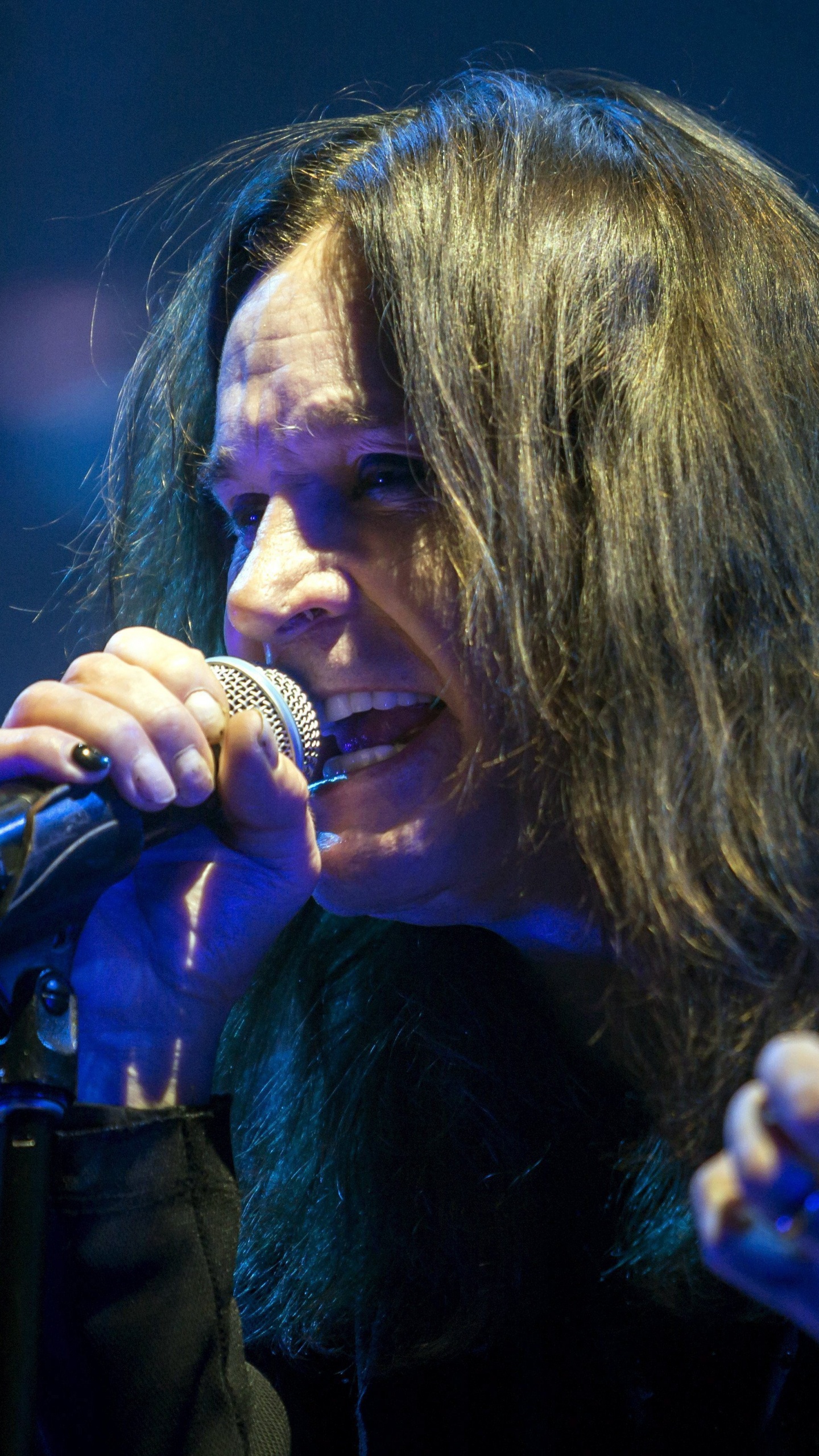 Обои Оззи Осборн, Представление, развлечение, музыкальный исполнитель, пение в разрешении 1440x2560