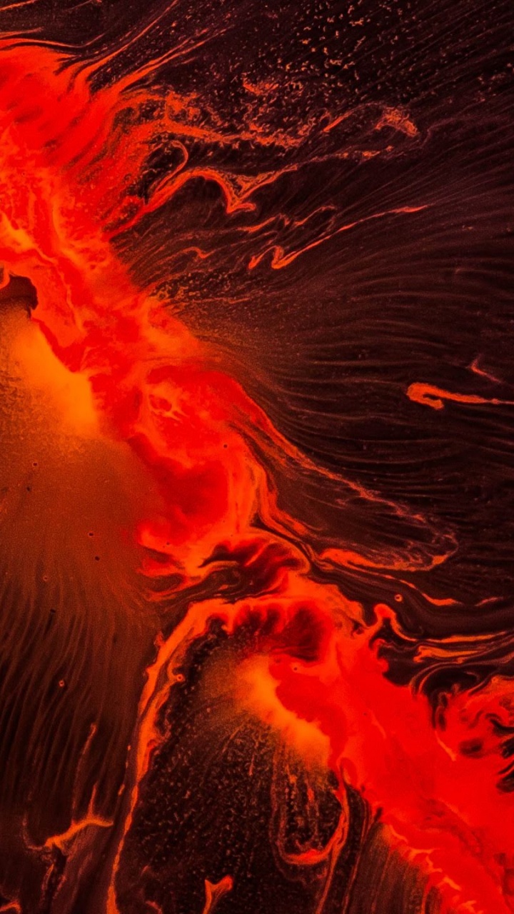 Обои LineageOS, андроид, Андроид Орео, Операционная система, красный цвет в разрешении 720x1280