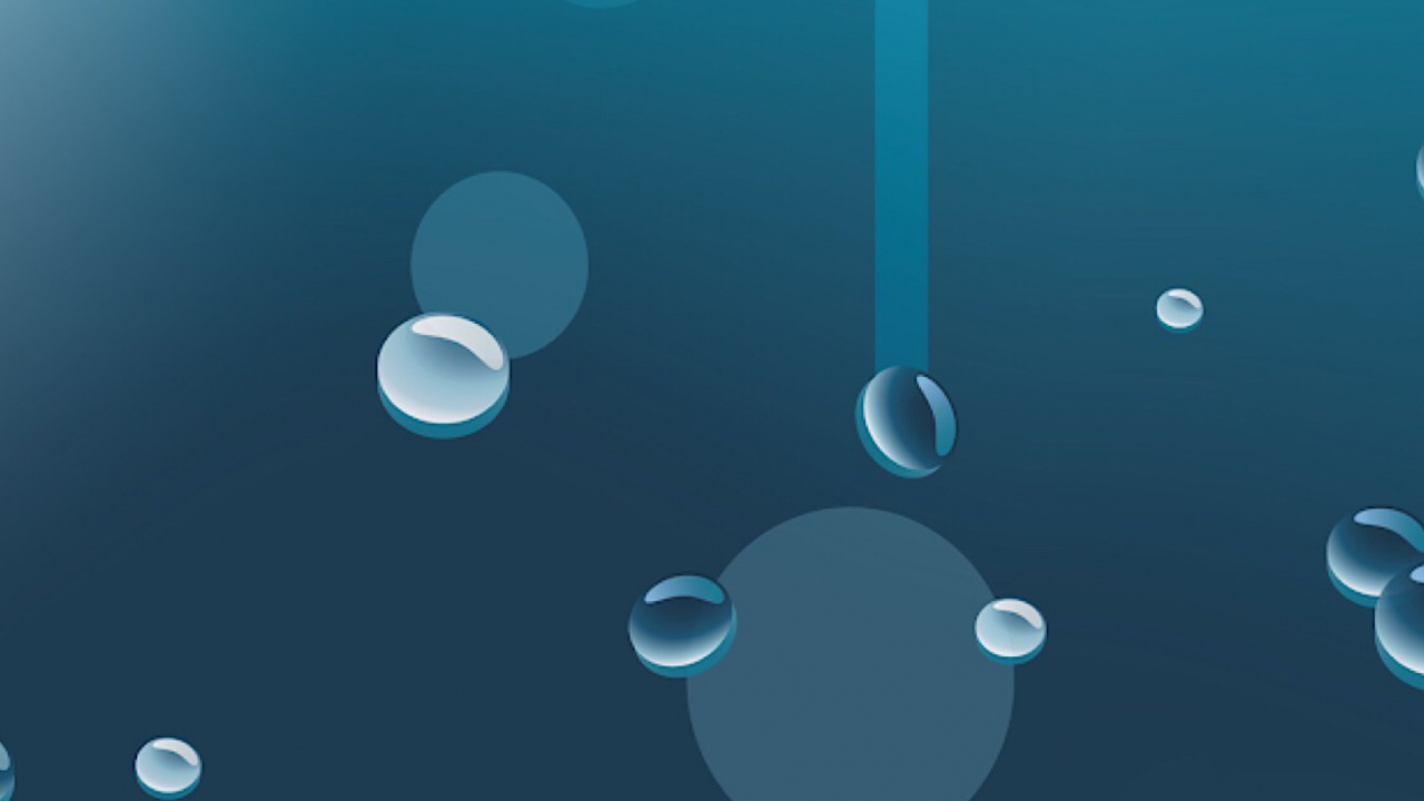 Обои джейлбрейк iOS, яблоко, вода, жидкий, лазурный в разрешении 1280x720