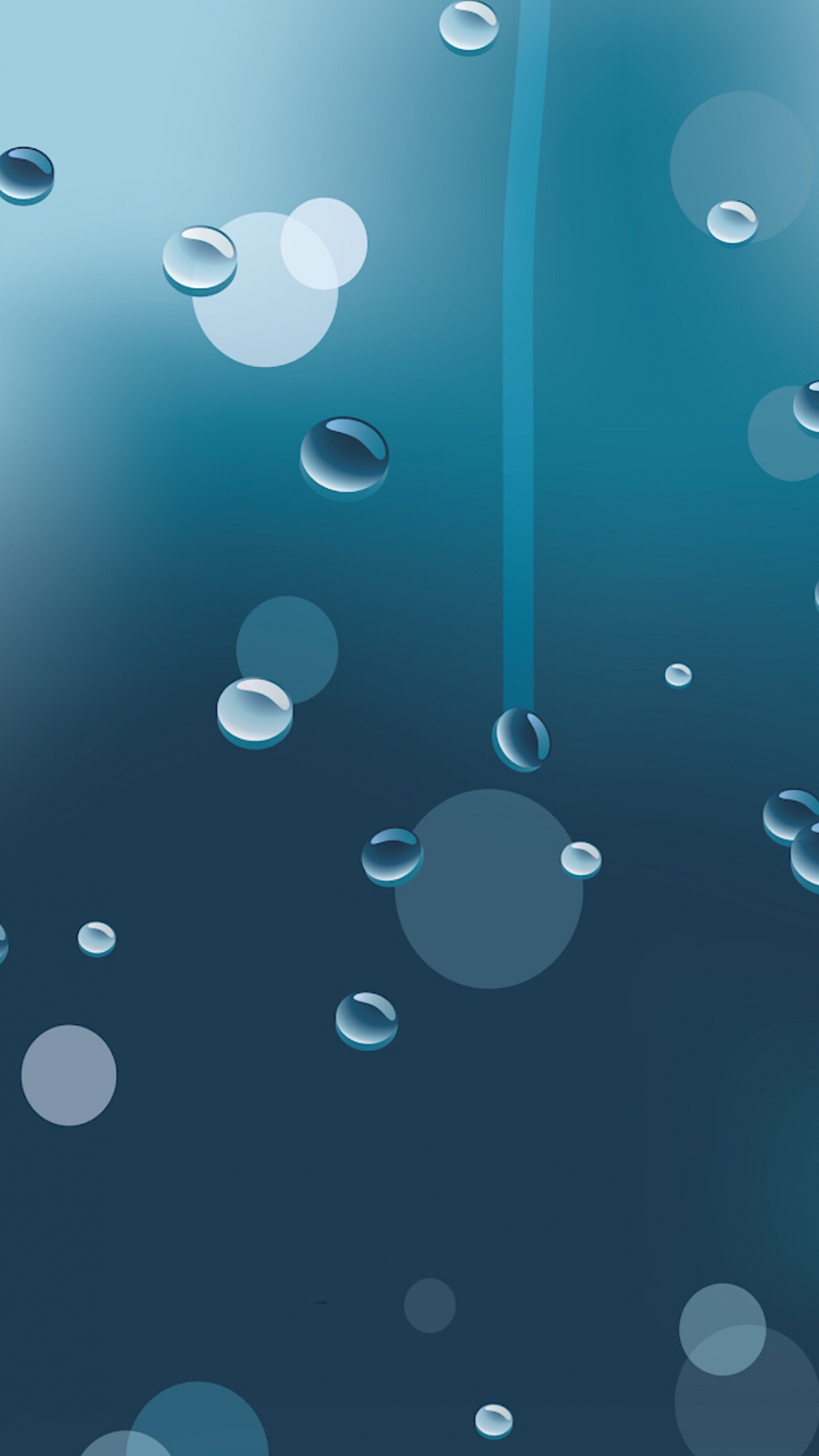 Обои джейлбрейк iOS, яблоко, вода, жидкий, лазурный в разрешении 1440x2560