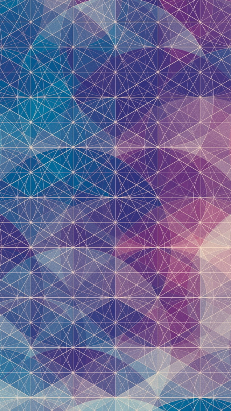 Обои узор, синий, пурпур, дизайн, пространство в разрешении 750x1334