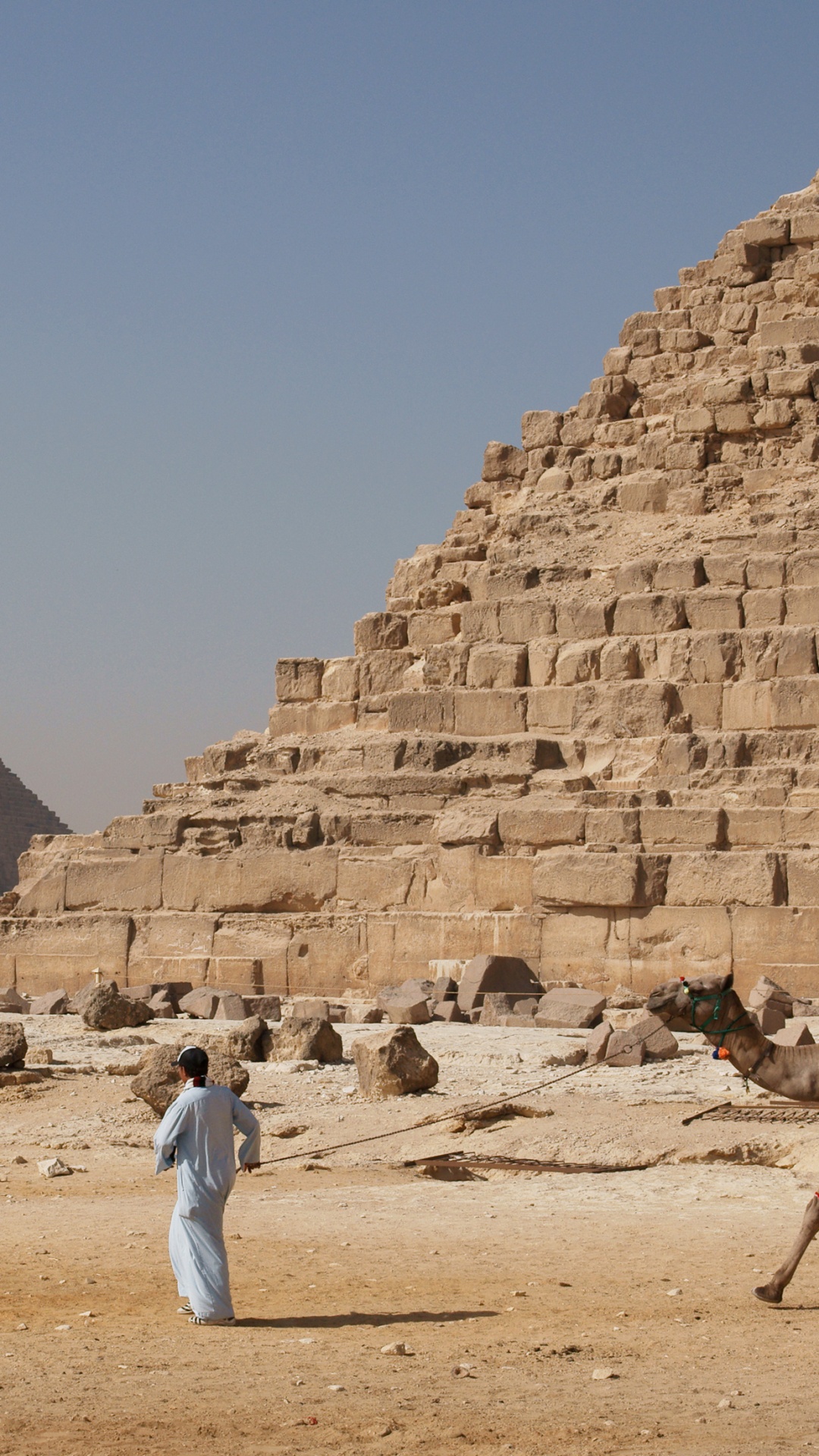 Обои египетская пирамида, туризм, пирамида, историческое место, памятник в разрешении 1080x1920