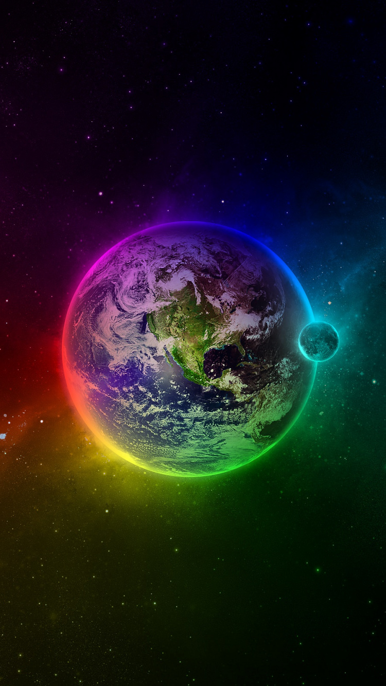 Обои земля, планета, космическое пространство, астрономический объект, атмосфера в разрешении 750x1334