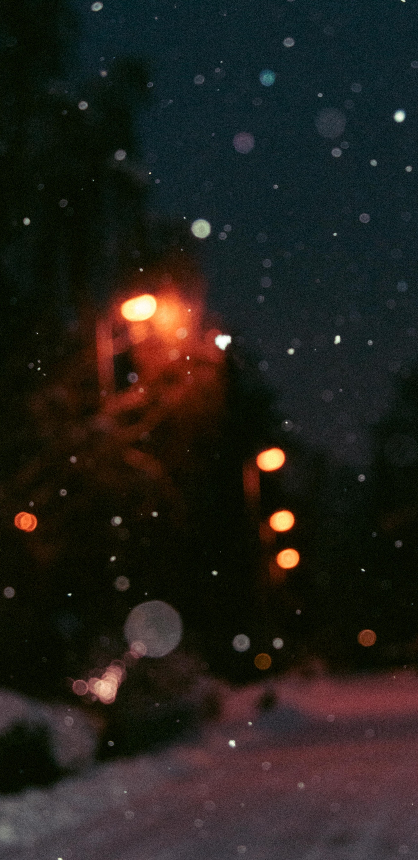 Обои ВЧЕРА МЕНЯ ПОЙМАТЬ, атмосфера, зима, полночь, ночь в разрешении 1440x2960