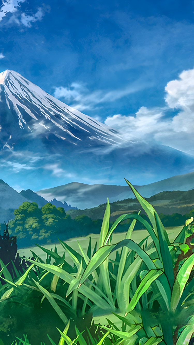 Обои аниме, аниме арт, живопись, постер, арт в разрешении 750x1334