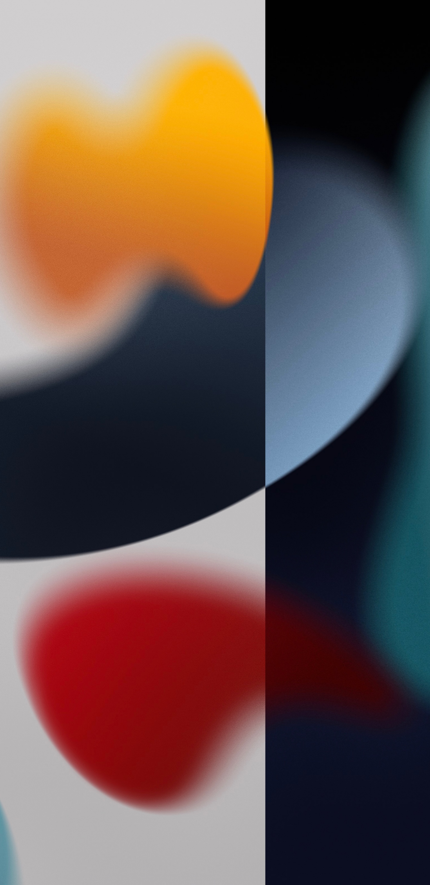 Обои свет, красочность, Оранжевый цвет, материальное свойство, полутона и оттенки в разрешении 1440x2960