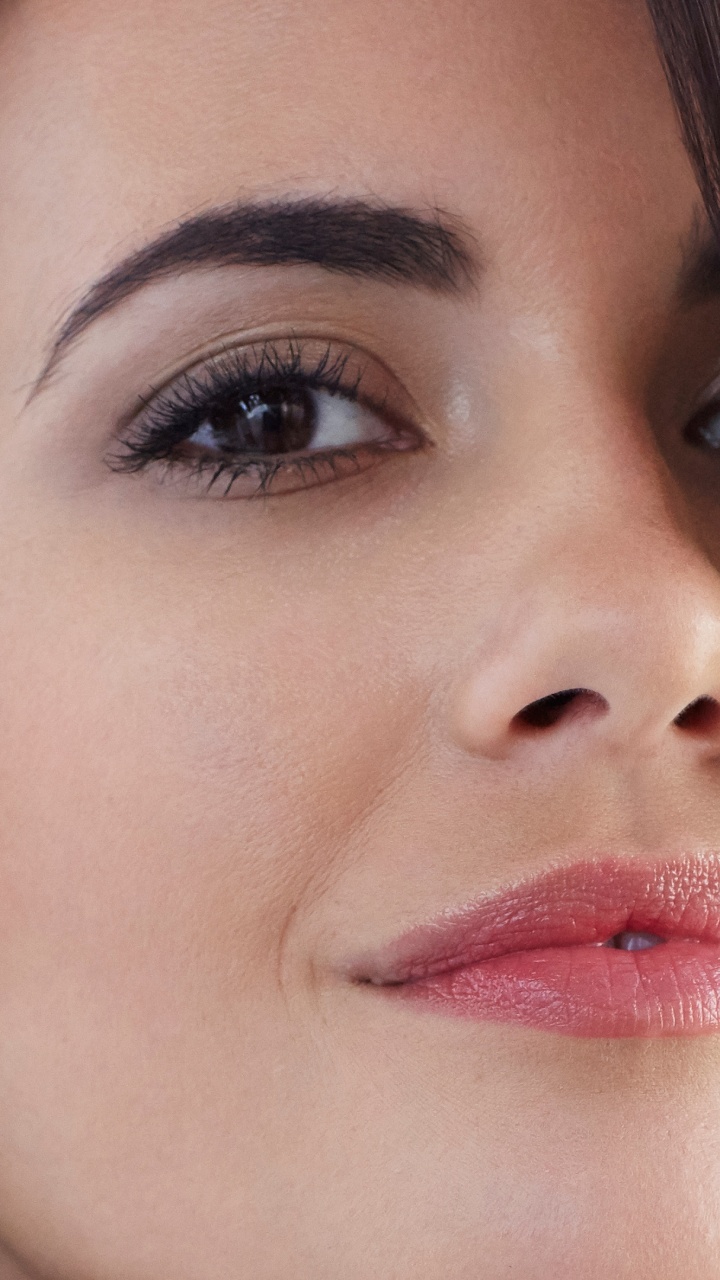 Обои губа, актер, крупный план, модель, Торри Девитто в разрешении 720x1280