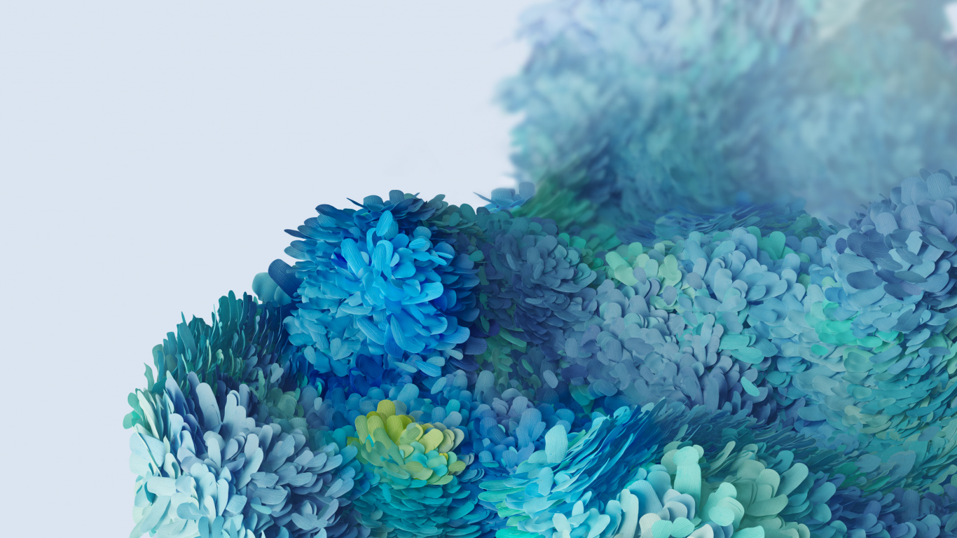 Обои Samsung Galaxy, Samsung, Samsung Galaxy S20, 120 Гц, красочность в разрешении 1366x768