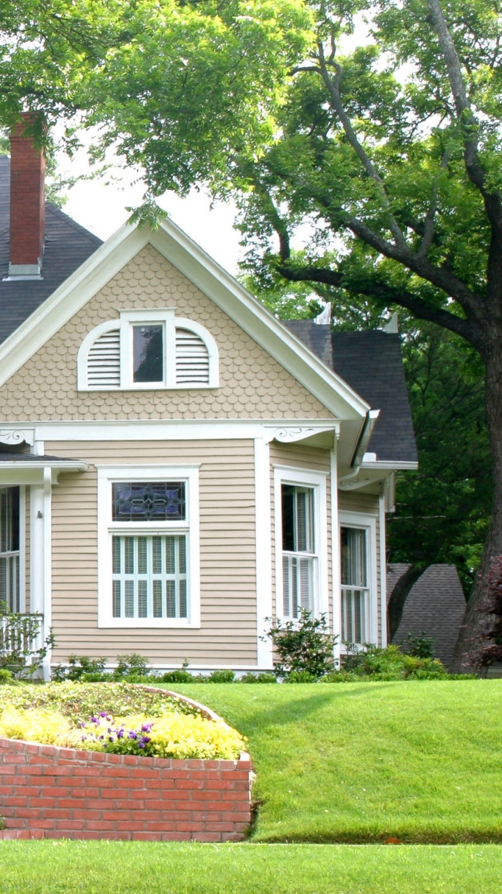 Обои родина, недвижимость, свойство, жилой район, коттедж в разрешении 720x1280