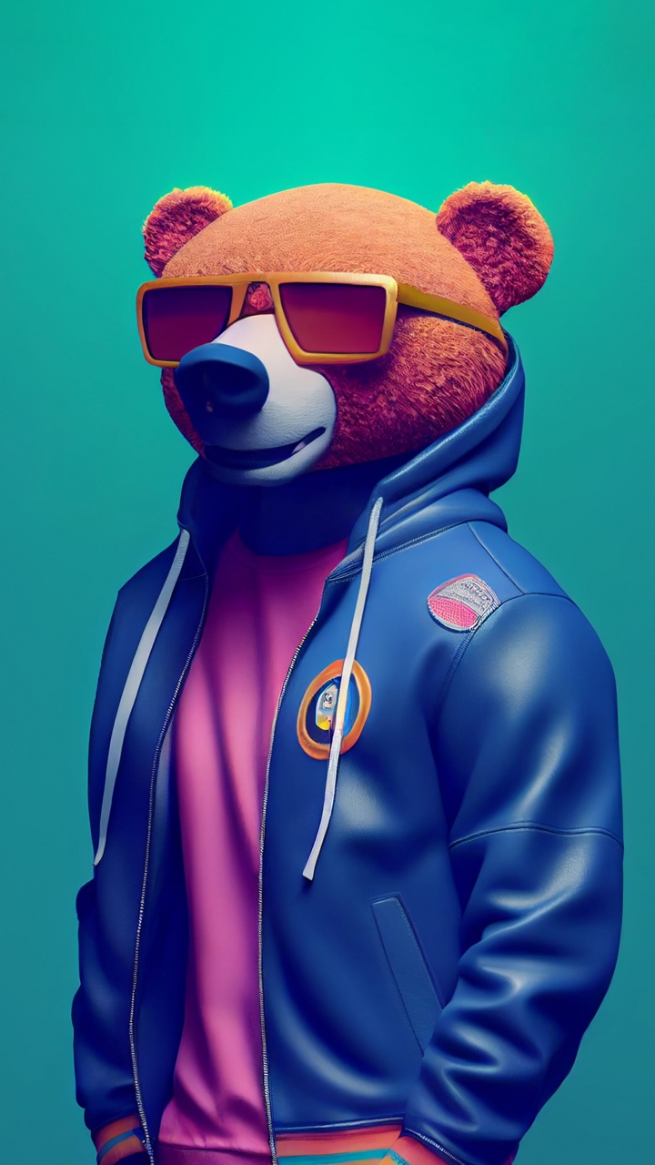 Обои мужчина, лазурный, солнечные очки, пурпур, рукав в разрешении 720x1280