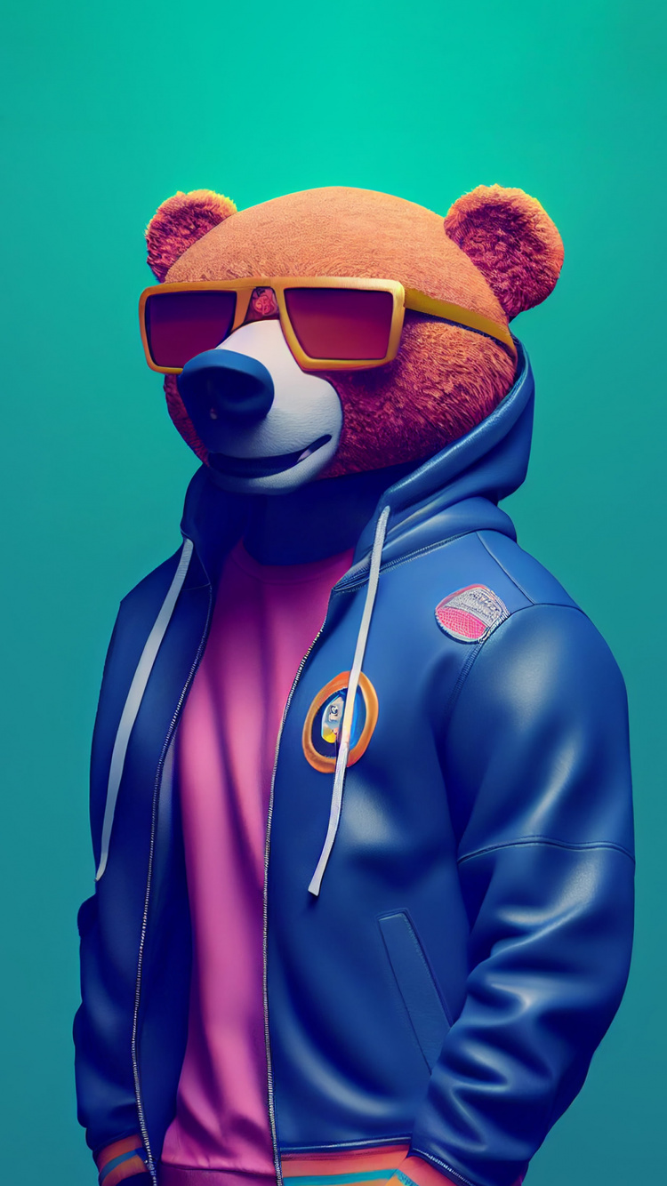 Обои мужчина, лазурный, солнечные очки, пурпур, рукав в разрешении 750x1334