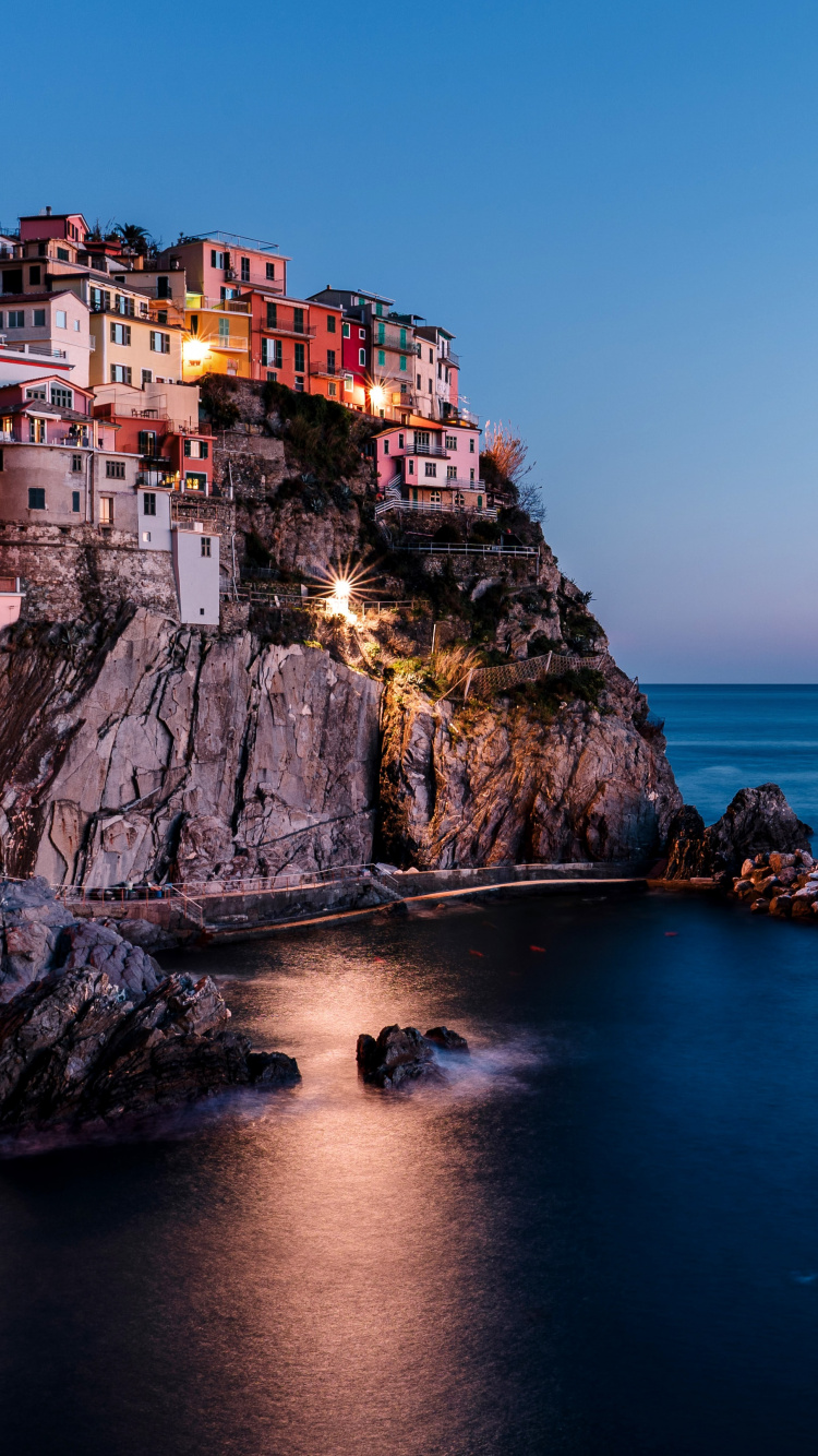 Обои Манарола, Вернацца, национальный парк, национальный парк арки, парк в разрешении 750x1334