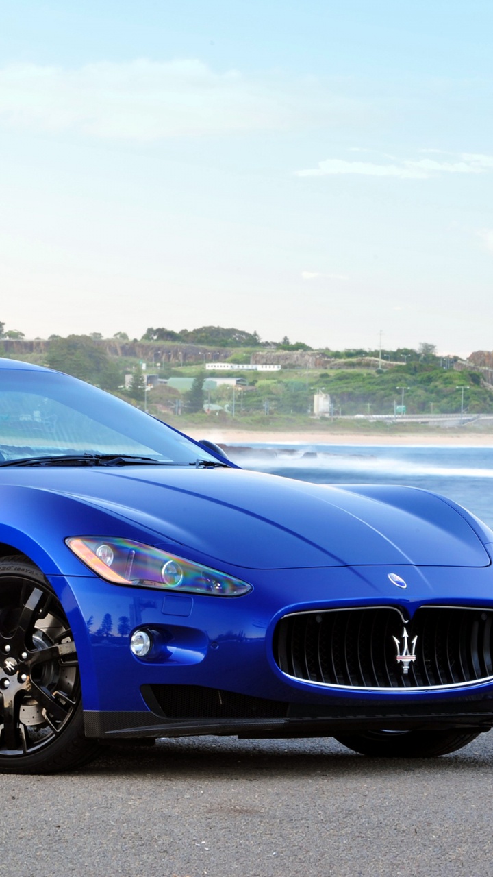 Обои maserati granturismo, Мазерати, авто, спорткар, Мазерати GranSport в разрешении 720x1280