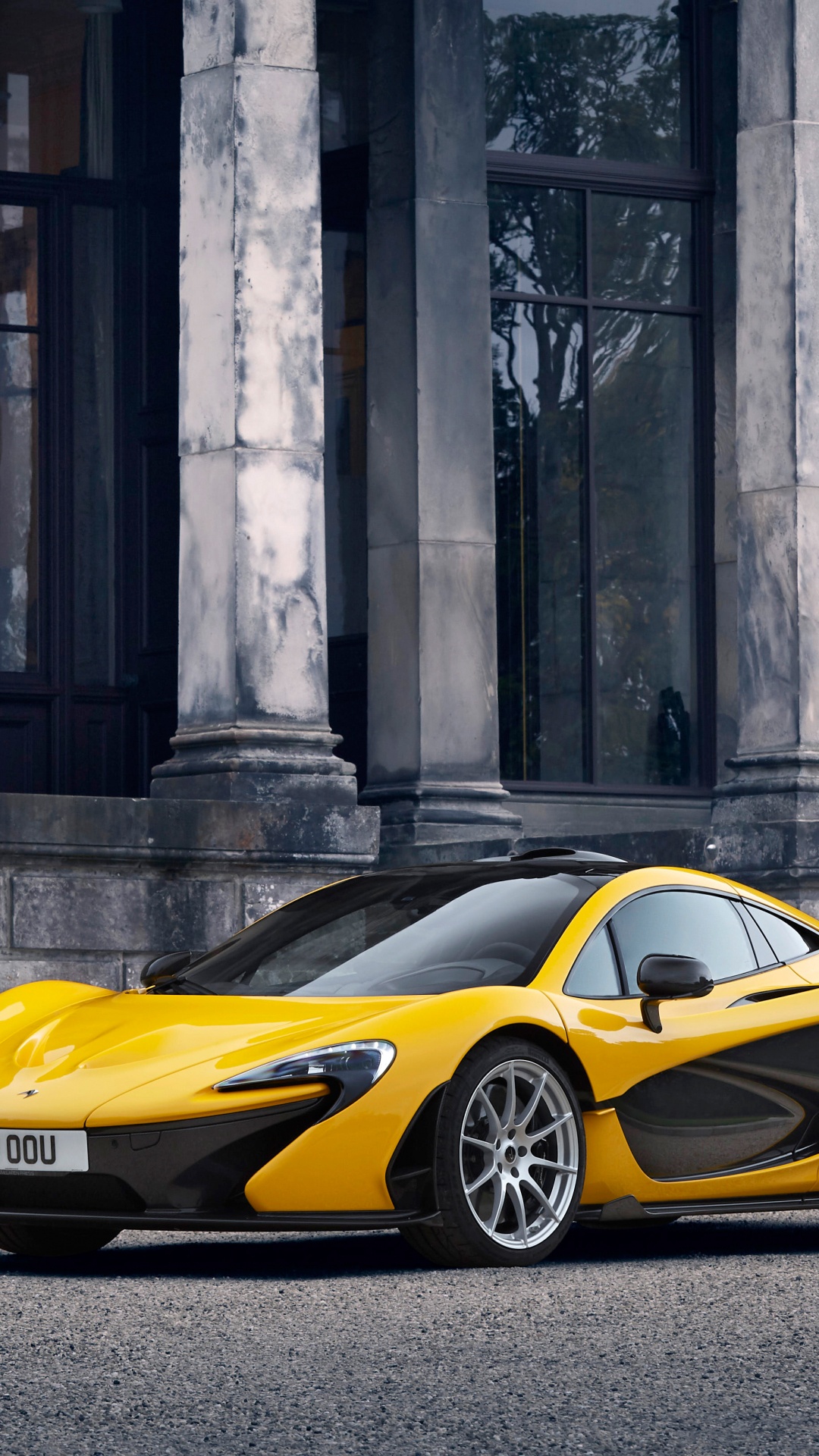 Обои Макларен, авто, суперкар, спорткар, желтый в разрешении 1080x1920