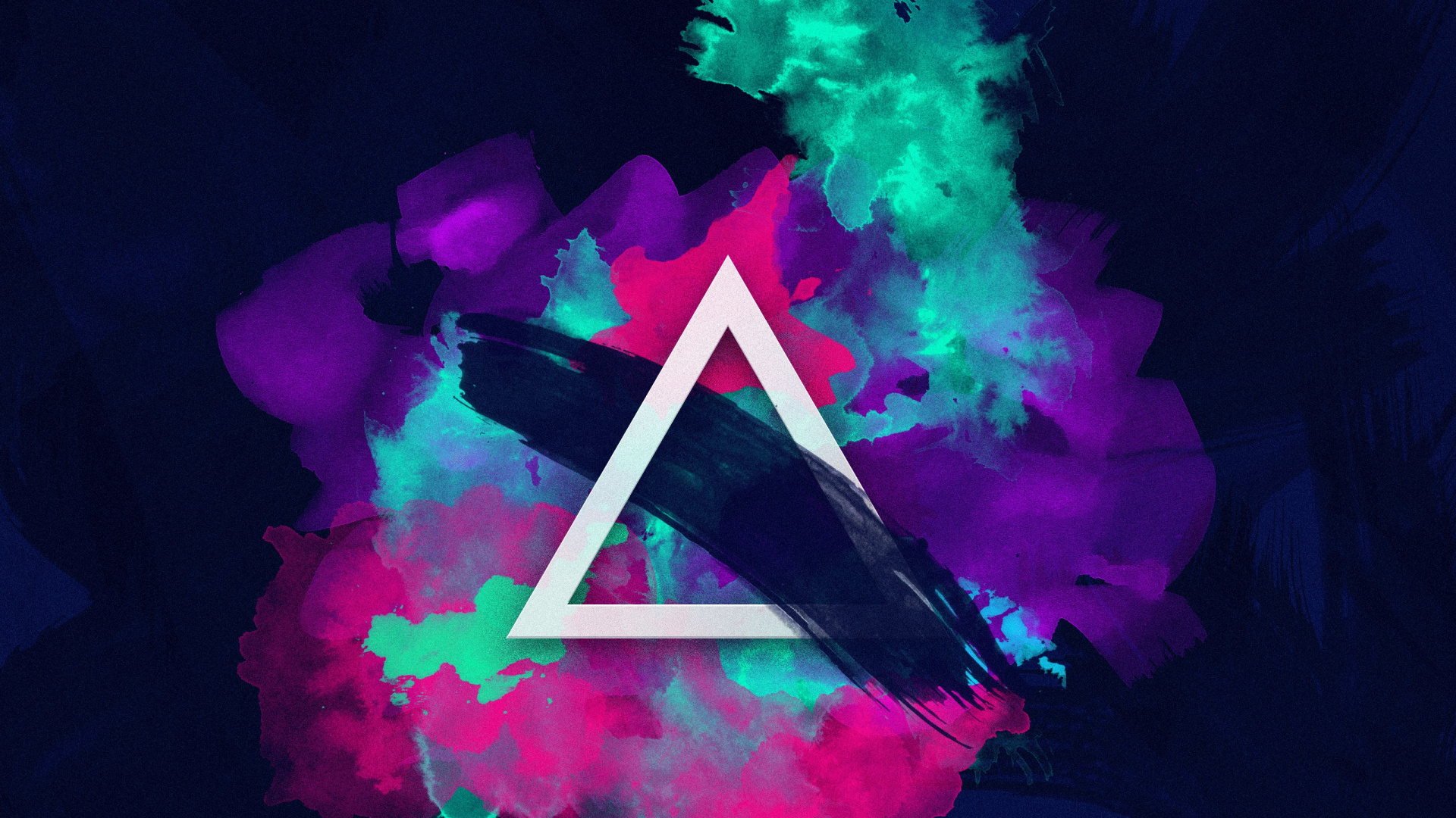 Обои графический дизайн, графика, иллюстрация, арт, розовый в разрешении 1920x1080