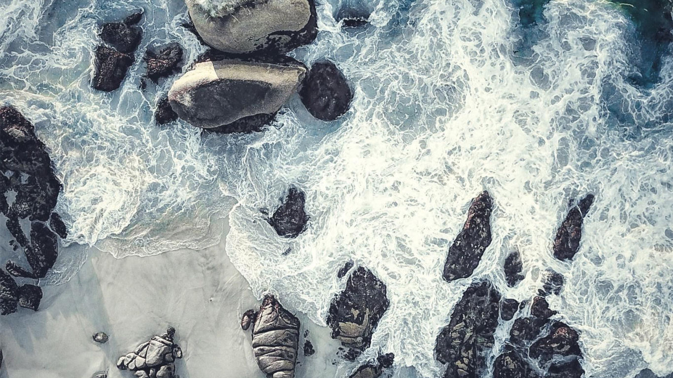 Обои природный ландшафт, вода, облако, водоток, пейзаж в разрешении 1366x768