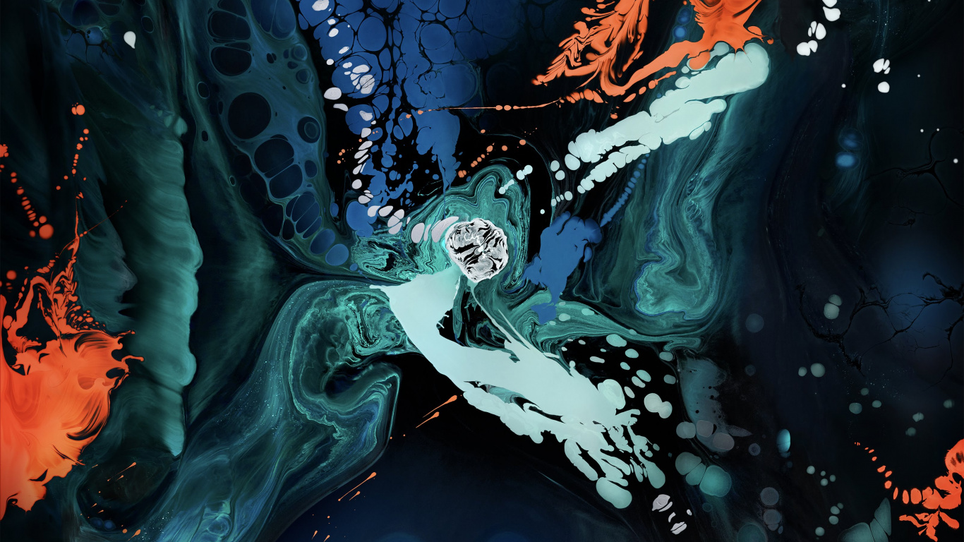 Обои айпад, ipad pro, apple, iPad Pro 2018, яблоко в разрешении 1366x768