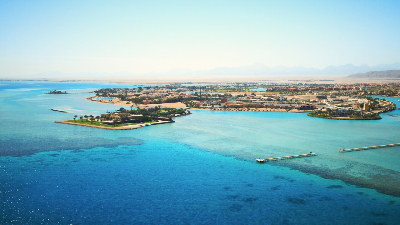 Обои Луксор, пляж, море, гидроресурсы, побережье в разрешении 1280x720