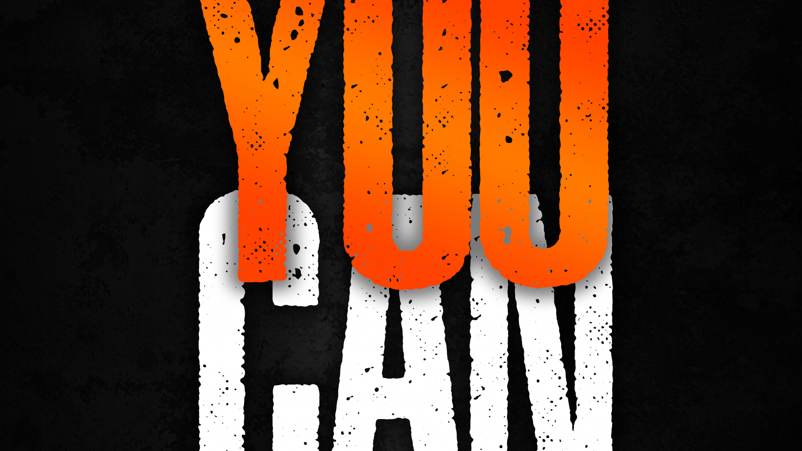 Обои Оранжевый цвет, графический дизайн, лого, рукав, графика в разрешении 2560x1440