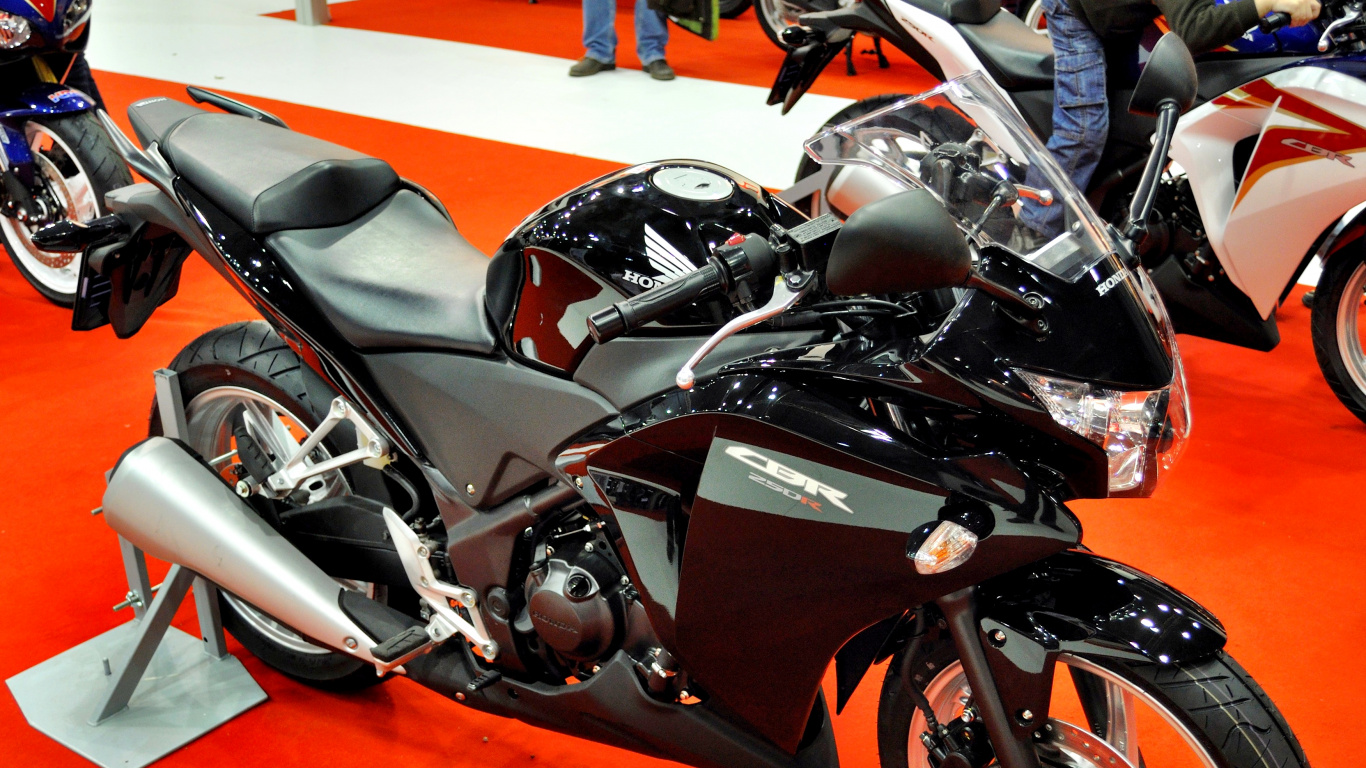 Обои Honda Motor Company, мотоцикл, Хонда cbr250r, спортивный мотоцикл, авто в разрешении 1366x768