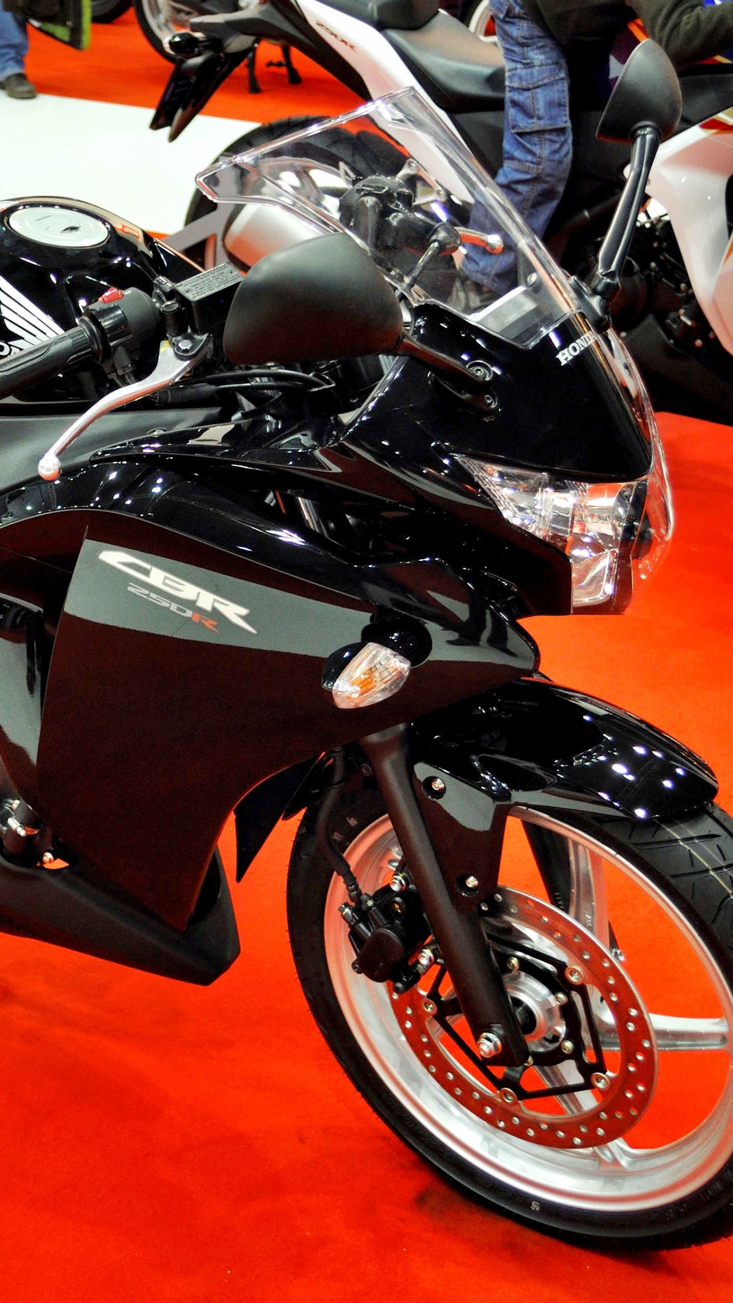Обои Honda Motor Company, мотоцикл, Хонда cbr250r, спортивный мотоцикл, авто в разрешении 1440x2560