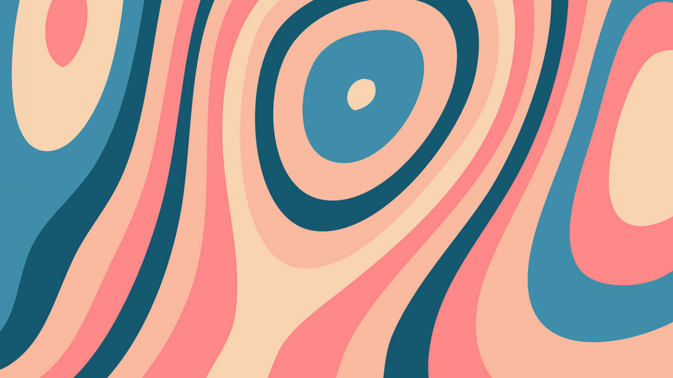 Обои Оранжевый цвет, ткань, прямоугольник, живопись, арт в разрешении 1366x768