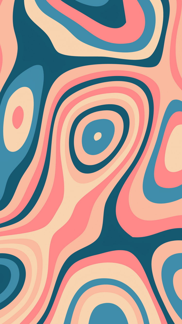 Обои Оранжевый цвет, ткань, прямоугольник, живопись, арт в разрешении 750x1334