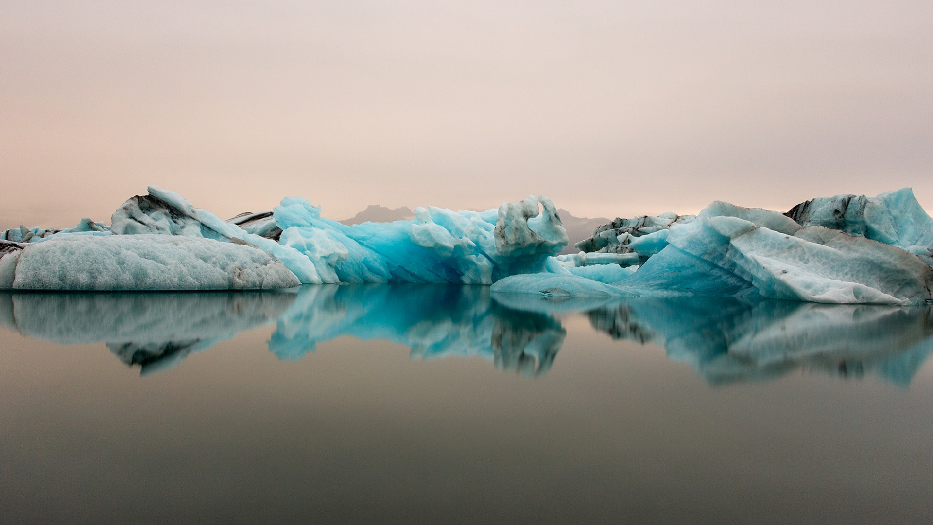 Обои вода, айсберг, ледник, лед, морской лед в разрешении 1920x1080